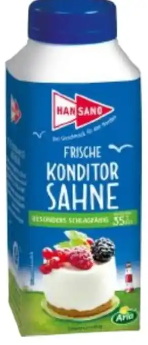 Edeka Hansano Frische Konditor-Sahne Angebot