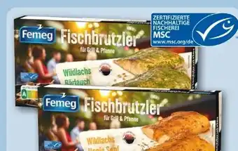 REWE Center Femeg Fischbrutzler Wildlachs Honig-Senf Angebot