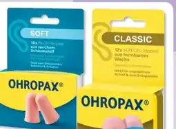 Budni Ohropax Soft Ohrstöpsel Angebot