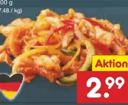 Netto Marken-Discount Hähnchen-Pfanne Schaschlik Angebot