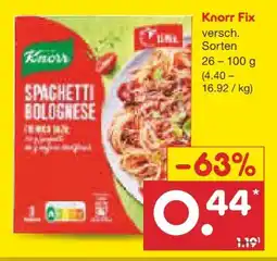 Netto Marken-Discount Knorr Fix Spaghetti Bolognese Angebot
