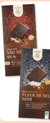 Budni Gepa Bio Tafelschokolade Grand Noir Angebot