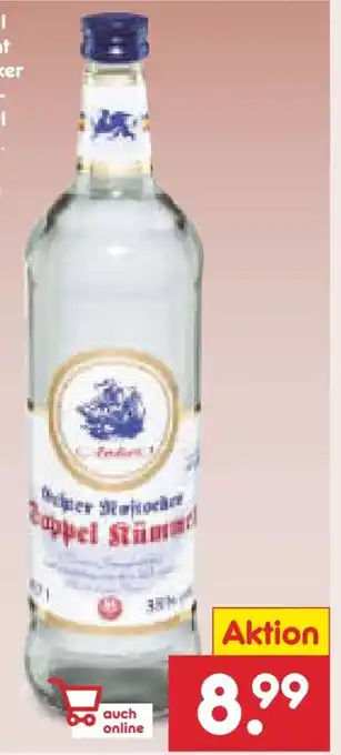 Netto Marken-Discount Original Lehment Rostocker Doppelkümmel Angebot