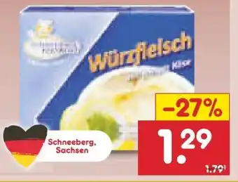 Netto Marken-Discount Schwarzbach Feinkost Würzfleisch Angebot