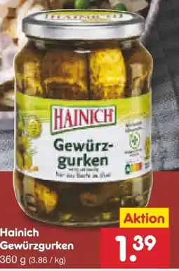 Netto Marken-Discount Hainich Gewürzgurken Angebot