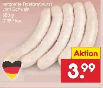 Netto Marken-Discount Rostbrat Würstchen Angebot