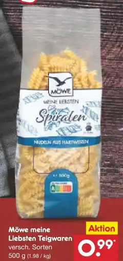 Netto Marken-Discount Möwe Meine Liebsten Spiralen Angebot