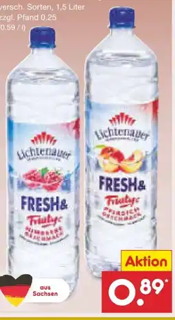Netto Marken-Discount Lichtenauer Fresh‘n Fruity Himbeere Angebot