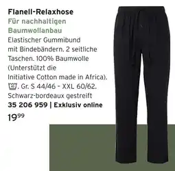 Tchibo Flanell-relaxhose Angebot