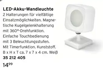 Tchibo Led-akku-wandleuchte Angebot