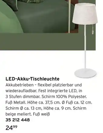 Tchibo Led-akku-tischleuchte Angebot