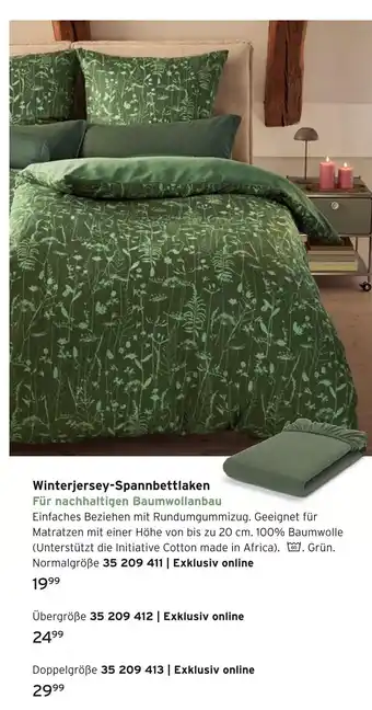 Tchibo Winterjersey-spannbettlaken Angebot