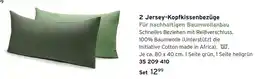 Tchibo 2 jersey-kopfkissenbezüge Angebot
