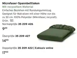 Tchibo Microfaser-spannbettlaken normalgröße Angebot