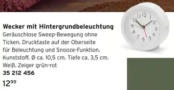 Tchibo Wecker mit hintergrundbeleuchtung Angebot