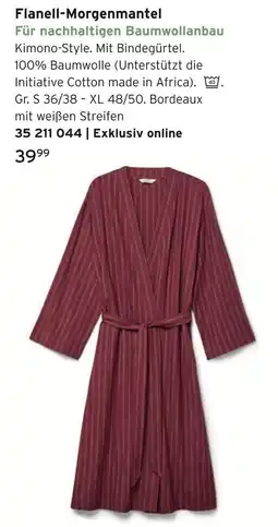 Tchibo Flanell-morgenmantel Angebot