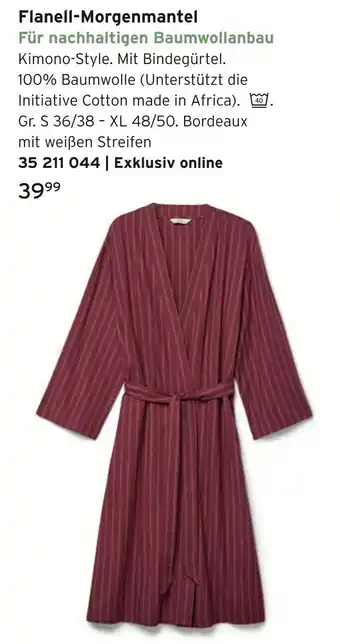 Tchibo Flanell-morgenmantel Angebot