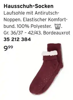 Tchibo Hausschuh-socken Angebot