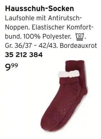 Tchibo Hausschuh-socken Angebot