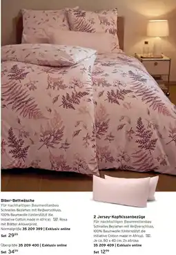 Tchibo Biber-bettwäsche Angebot