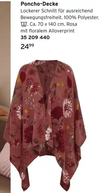 Tchibo Poncho-decke Angebot