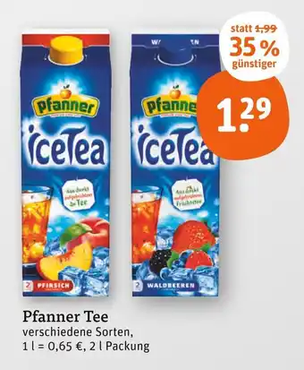 tegut Pfanner pfirsich Angebot