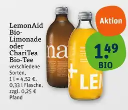 tegut Lemonaid bio-limonade Angebot