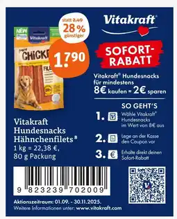 tegut Vitakraft hundesnacks hähnchenfilets Angebot