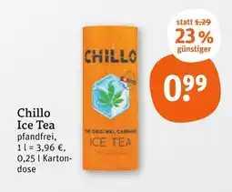 tegut Chillo ice tea Angebot
