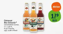 tegut Ostmost bio-schorle Angebot