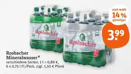 tegut Rosbacher mineralwasser Angebot
