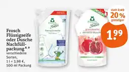 tegut Frosch flüssigseife Angebot