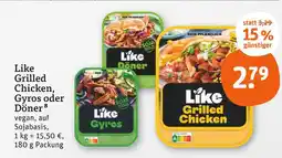 tegut Like grilled chicken Angebot