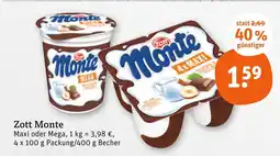 tegut Zott monte maxi Angebot