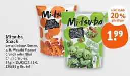 tegut Mitsuba snack wasabi peanut crunch Angebot