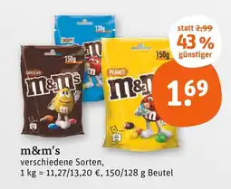 tegut M&m's chocolate Angebot