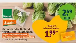 tegut Demeter bio-salatherzen Angebot