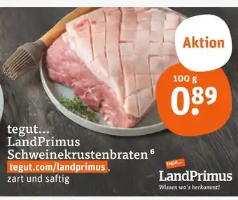 tegut Tegut... landprimus schweinekrustenbraten Angebot