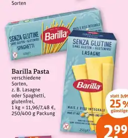 tegut Barilla pasta Angebot