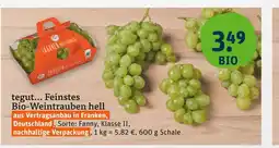 tegut Tegut... feinstes bio-weintrauben hell Angebot
