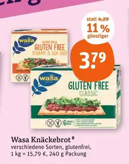 tegut Wasa gluten free classic Angebot