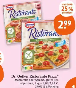 tegut Dr. oetker ristorante pizza mozzarella Angebot