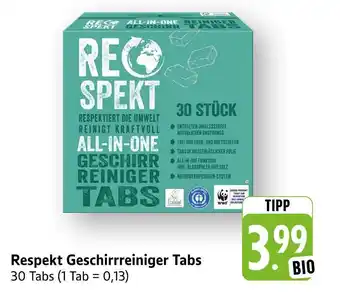 E-Center Respekt geschirrreiniger tabs Angebot