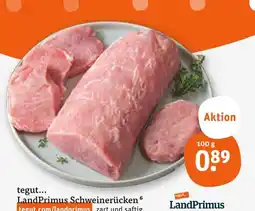 tegut Landprimus schweinerücken Angebot