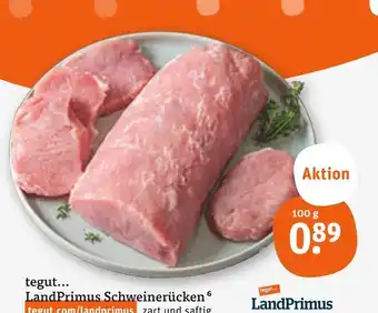 tegut Landprimus schweinerücken Angebot