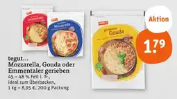 tegut Tegut... mozzarella gerieben Angebot