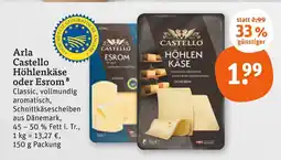 tegut Arla castello höhlenkäse Angebot
