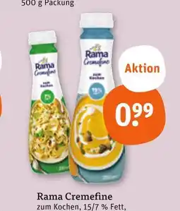 tegut Rama cremfine zum kochen 15% fett Angebot