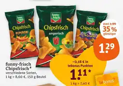 tegut Funny-frisch chipsfrisch peperoni Angebot