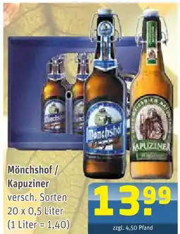 Getränke Arena Mönchshof mönchshof Angebot